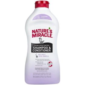 Pioneer Pet Nature's Miracle Skunk Odor Control Shampoo and Conditioner