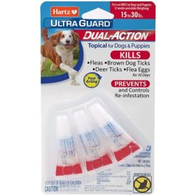 Hartz UltraGuard Dual Action Topical Flea and Tick Prevention for Small Dogs