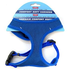 Coastal Pet Comfort Soft Adjustable Harness - Blue - X Small - 5/8" Width