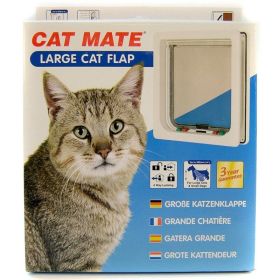 4-Way Locking Self Lining Door-Large Cat Small Dog - 9.5"H x 2.25"W x 11.4"D