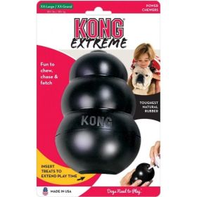 KONG Extreme KONG Dog Toy - Black - XX-Large - Dogs over 85 lbs