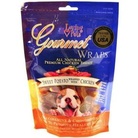 Loving Pets Gourmet Sweet Potato & Chicken Wraps - 8 oz