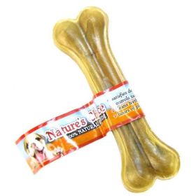 Loving Pets Nature's Choice 100% Natural Rawhide Pressed Bones - 6" Long