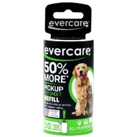 Evercare Pet Hair Adhesive Roller Refill Roll - 60 Sheets