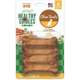 Nylabone Healthy Edibles Wholesome Dog Chews - Chicken Flavor (8 Pack)