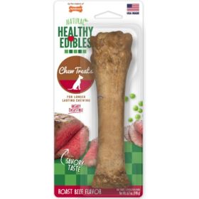 Nylabone Healthy Edibles Wholesome Dog Chews - Roast Beef Flavor - Souper