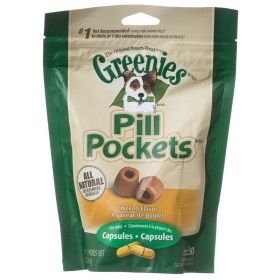 Greenies Pill Pocket Chicken Flavor Dog Treats - Large - 30 Capsules