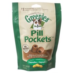 Greenies Pill Pocket Peanut Butter Flavor Dog Treats - Large - 30 (Capsules)