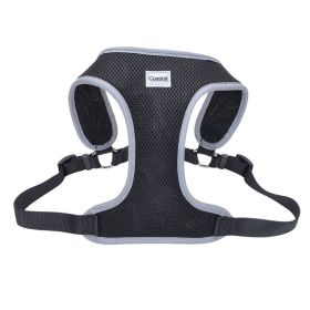 Coastal Pet Comfort Soft Reflective Wrap Adjustable Dog Harness - Black L