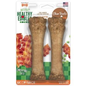 Nylabone All-Natural Long Lasting Bacon Chew Treat Souper - 2 count